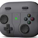 R-fun for AirPods Pro 3 Case (2025) Cover with Cleaner Kit, Classic Handheld Game Console Design Soft Skin Silicone Protective for Apple AirPods Pro 3rd Generation Charging Case, Grey (Black)