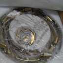 Siljoy Modern Crystal Chandelier, Luxury Gold Round 2 Tiers K9 Crystal Raindrop Chandelier, 12-Light Flush Mount Ceiling Light Fixture for Dining Living Room Kitchen Island Entryway Foyer D19.7'' (Round D19.7'', Gold (Only Clear Crystal))