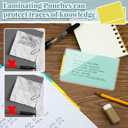 200 Pcs Index Card Laminating Pouches 5mil Thermal File Card Laminating Pouches Laminator Sheets for Work Permits Pass Cards Student ID Cards, Clear (3.5 x 5.5 Inch)