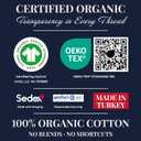 GOTS Organic Bassinet Sheets Compatible with Halo Bassinest Swivel Sleeper, Fits (3233" x 16") mattresses Oval/Rectangle Pads, Premium Turkish Cotton Fitted Sheet Boys and Girls