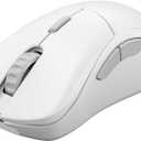 Glorious Gaming Model D 2 PRO 4K/8K White Wireless Gaming Mouse - 2.4GHz, 1ms delay, 4K/8K Polling, 100M clicks, 62g Superlight, Long Battery, 26K DPI BAMF 2.0 Sensor, Ergonomic, 6 Buttons