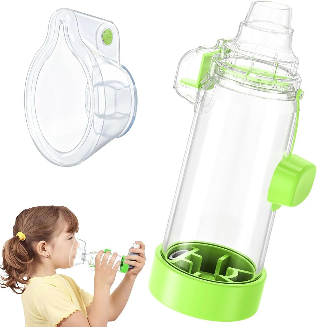 Inhaler Spacer for Adult and Kids NESSI OTC SPACER (Green/Kids)