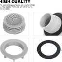 10746 Pool Threaded Strainer Connector Nut Washer Kit for for Intex Swimming Pool Replacement SetIncluding Parts 10744 10256 10255