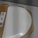 Mayfair Cameron White Toilet Seat, Heavy Duty Wood, Easy Clean, Made in USA, Round