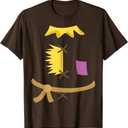 Scarecrow Costume Shirt Halloween Wizard of Oz Patch Vintage T-Shirt XL