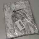 Color&Geometry 4x6 Machine Washable Low Pile Small Area Rugs for Living Room, Thin Soft Industrial - Neutral Area Carpet with Non Slip TPE Backing for Bedroom, Dining Room, Mottled Grey