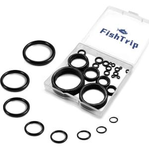 Fishing Rod Eyelet Repair Kit 60Pcs/160Pcs Fishing Rod Repair Kit 12 Sizes Fishing Pole Ceramic Guides Rings Replacement Kit