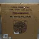 WARMLREC Industrial Fan 24 Inch Heavy Duty Drum 3 Speed 8800 CFM Air Circulation High Velocity Fan For Warehouse, Workshop, Factory, Commercial, Residential and Greenhouse Green