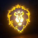 Alliance LED Lamp, World of Warcraft Lightbox