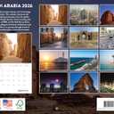 Saudi Arabia Calendar 2026 Wall 12 Month Monthly Saudi Arabian Gifts Calender | American Made In The USA