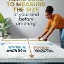 Golden Home Essentials Premium 10mm Full Size Bunkie Board (54" x 75") Slim Low-Profile Mattress Support Quiet, Moisture-Resistant, Lightweight Bed Board for Platform & Slatted Frames