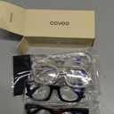 CCVOO 2.0 Oprah Style Reading Glasses for Women, Eyeglasses, Blue Light Readers for Women, Computer Eye Glasses (Black + Transparent + Marbel Mint + Leopard-brown)