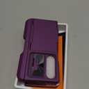 Vizvera for Samsung Galaxy Z Fold 6 Case RFID Wallet with Cards Holder [S Pen Holder] [Camera Cover] Shockproof Silicone Protective Phone Case for Z Fold 6 2024-Purple