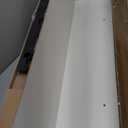 Fun Memories Floating Shelves - 2 Pack 12 Inch Rustic Wooden Wall Shelves - Extra Deeper & Thicker Wall Mounted Storage Shelf for Living Room, Kitchen, Farmhouse - 36" W x 12" D x 1.8" H - White