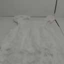 Lace Dresses for Women 2025 Elegant Classy Wedding Guest Cocktail Semi Formal Party Evening Floral Dresses (3X-Large, White)