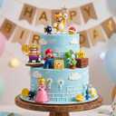 48PCS Mario Inspired Mini Action Figures Set, Classic Game Characters Figurines, 2 Inch Toys for Cake Toppers, Party Favors & Collectibles