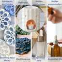 Fragrance Burner - Melting Burner - Essential Oil Burner - Air Freshener Wax Melter - Fashion Minimalist Home Decoration - Scented Fondant Burner - BUBBLE