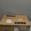 52" Ceiling Fan, Tropical Ceiling Fans with APP and Remote Control, Indoor Palm Leaf Ceiling Fans with Lights for Living Room Bedroom Patios, Dimmable(Rustic White Gold)