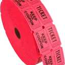 Double Roll Raffle Event Tickets - Full Set of 8 Colors (8 Rolls of 2000 Tickets Each)