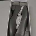 Jeekopeg Low Chunky Pumps Women's Round Toe Heels PU Leather Chunky Pumps Shoes Classic Closed Toe Pumps Low Heel Dress Shoes for Woman(Grey,US10)