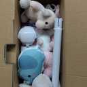 JOLLITO Crib Mobile for Girls, Soft Pink Musical Baby Crib Mobile with 12 Lullabies, Rotating Arm and Detachable Plush Animal Toys, Nursery Decor Baby Mobile for Crib Toys Bassinet