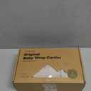 KeaBabies Baby Wrap Carrier - All in 1 Original Baby Carrier Newborn to Toddler Sling, Easy to Wear, Hands Free Bonding, Lightweight, Breathable Infant Wraps (Stone Gray)