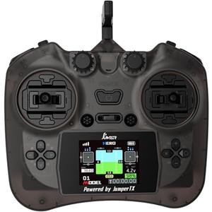 Jumper Smart ELRS 2.4G RC Transmitter with 2-Inch HD Color IPS Screen, Hall Sensor Gimbals, 8km Control Range, USB-C Fast Charging & Simulator for RC FPV Drones, Cars, and Airplanes