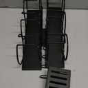 Magnetic Cup Holder for Fridge, Aufworld Tumbler Organizer with 8-Hook Rack, Fits 20/30/40 oz Stanley Cups, Accessory Storage with Lid & Straw Holder, Water Bottle Organizer for Kitchen Refrigerator