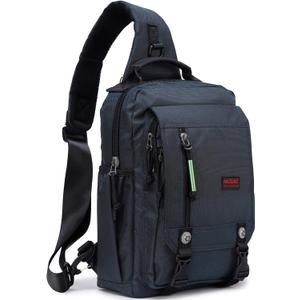 NICGID Sling Bags Chest Shoulder Backpacks, 13.3'' Laptop Backpack Crossbody Messenger Bag Travel Outdoor Men Women