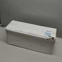 Mailboxes for Outside, Galvanized Steel Medium Black Metal Mailbox, 20 x 8.7 x 6.7 Inches