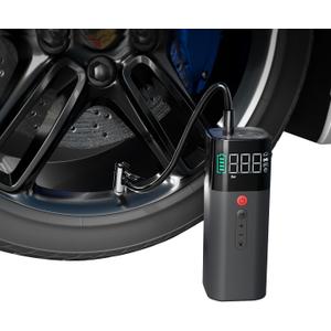 Tire Inflator Portable Air Compressor, Air Pump for Car Tires for Car Motorcycle Bicycle and More