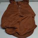 PRETTYGARDEN Women's Casual Long Sleeve Lapel Zipper Sweatshirt Drawstring Loose Pullover Tops Size XXL