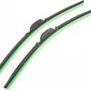 Wiper Car Wiper Multifunctional Wiper Boneless Multifunctional Wiper Wiper Universal Replaceable Card Head Wiper Window Wipers Car(19 inches/475mm) (21 inches/525mm)