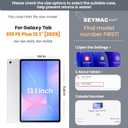 SEYMAC stock Case for Samsung Galaxy Tab S10 FE+ Plus 5G Tablet Case 13.1'' Protective with Screen Protector, Pen Holder, 360 Rotate Stand, Hand Strap, Shoulder Strap, SkyBlue1