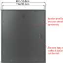Mxtallup 19x24 Picture Frame Solid Wood Poster Frame for Wall 19x24 Photo Frames Family Black (T22B1924)