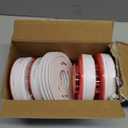Kidde Hardwired Smoke Detector, AA Battery Backup, Interconnectable, LED Warning Light Indicators, 4 Pack