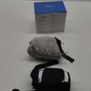 Travel Pillows for Airplanes, 2 Pack Airplane Pillows for Long Flight with Sleep Eye Mask, Plane Head Strap for Road Trip, 360 Support for Sleeping, Stop Bobblehead Travel Essentials, Black