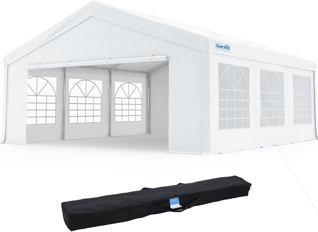 Quictent 16x20 Heavy Duty Party Tent Outdoor Canopy Tent for Parties, Wedding Event Shelter with Storage Bags