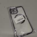 Spevert Magnetic Clear Case for iPhone 13 Pro Max with Camera Lens Protector Full Protection Case Compatible with MagSafe Elegant Anti-Scratch Case Cover 6.7 Inch (Purple)