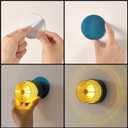 LE228 (Mini) Amber LED USB Rechargeable Strobe Beacon | Selectable Rotation & Flash Modes | Strong Magnetic Base for Car Truck Emergency Construction | Energy Class A++