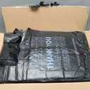 1000 Count Black Thank You Plastic T-Shirt Bags with Handles, 10.5" x 5.5" x 17.5" (1/8 Size), 14 Mic Plastic Grocery Bags for Retail, Shopping, Takeout, Convenience Stores & Small Trash Bags