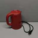 Secura Stainless Steel Double Wall Electric Kettle Water Heater for Tea Coffee w/Auto Shut-Off and Boil-Dry Protection, 1.0L (Red) SWK-1001DR/HB-K012