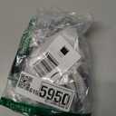 Petitebella Plain Shirt Black White Striped Tutu Puppy Dog Dress (White/Stripes, Medium)