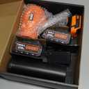 SNJORT Leaf Blower Cordless with Battery and Charger, 980,000 RPM, Extended Nozzle, Lightweight Handheld,Blower for Patio Cleaning,Leaves and Dust,Birthday Gifts for Men Dad Husband