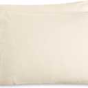Bare Home Flannel Standard Pillowcases Set of 2-100% Cotton - Velvety Soft & Cozy - Double Brushed Heavyweight Flannel Pillowcases (Standard Pillowcase Set of 2, Sand)