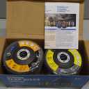 S SATC 20PCS Flap Discs 4 1/2 for Angle Grinder 40/60/80/120 Grit Flap Disc High-Density Bevel Type Angle Grinder Sanding Disc Abrasive Flap Disk #29