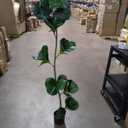 5FT Artificial Fiddle Leaf Fig Tree Faux Plants Indoor Faux Plant Artificial Trees Indoor,Large Floor Plants,Real Touch Rubber Tree for Home Decor