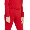 LAPASA Boys Thermal Underwear Set Fleece Lined Long John Base Layer Top & Bottom Ski Winter Extreme Cold B03 (7-8 Years, Red)