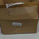 Storage Baskets with Lids, Set of 3 Wicker Baskets with Lids, Khaki Paper Rope Woven Storage Boxes with Removable Liners, Stackable Shelf Bins for Bathroom, Closet, Nursery