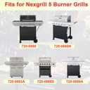 Full-Size Griddle Inserts for Nexgrill Home Depot Replacement Parts 5 Burner 720-0888S 720-0888A 720-0888N, Flat Top Griddle for Nexgrill 4 Burner 720-0830H 720-0830X 720-0830 Gas Grill, Carbon Steel